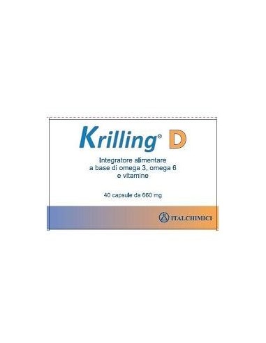 Omega 3 Antiossidante Krilling D Integratore